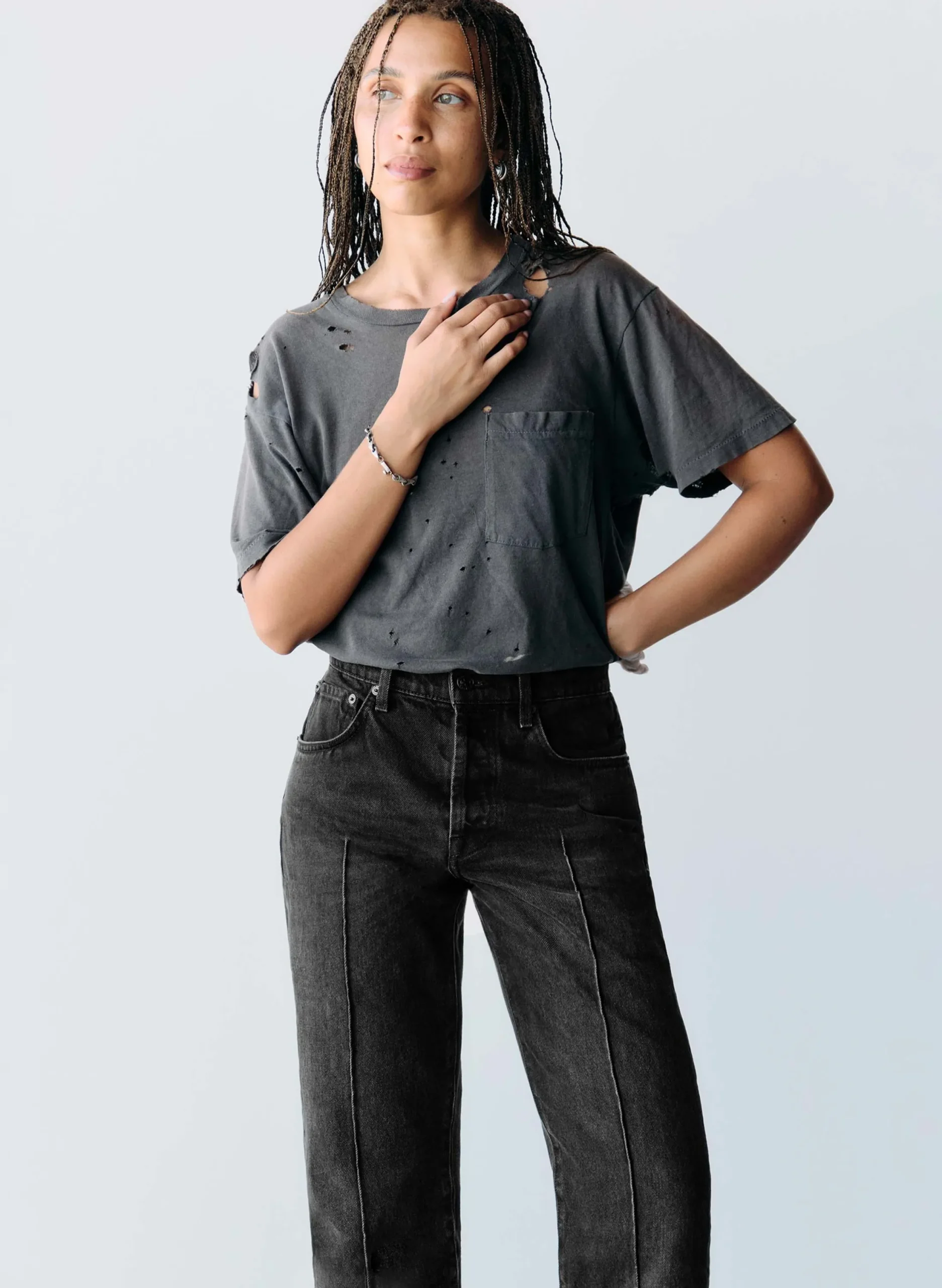 imogene + willie Wyatt Black Stone|Women Denim