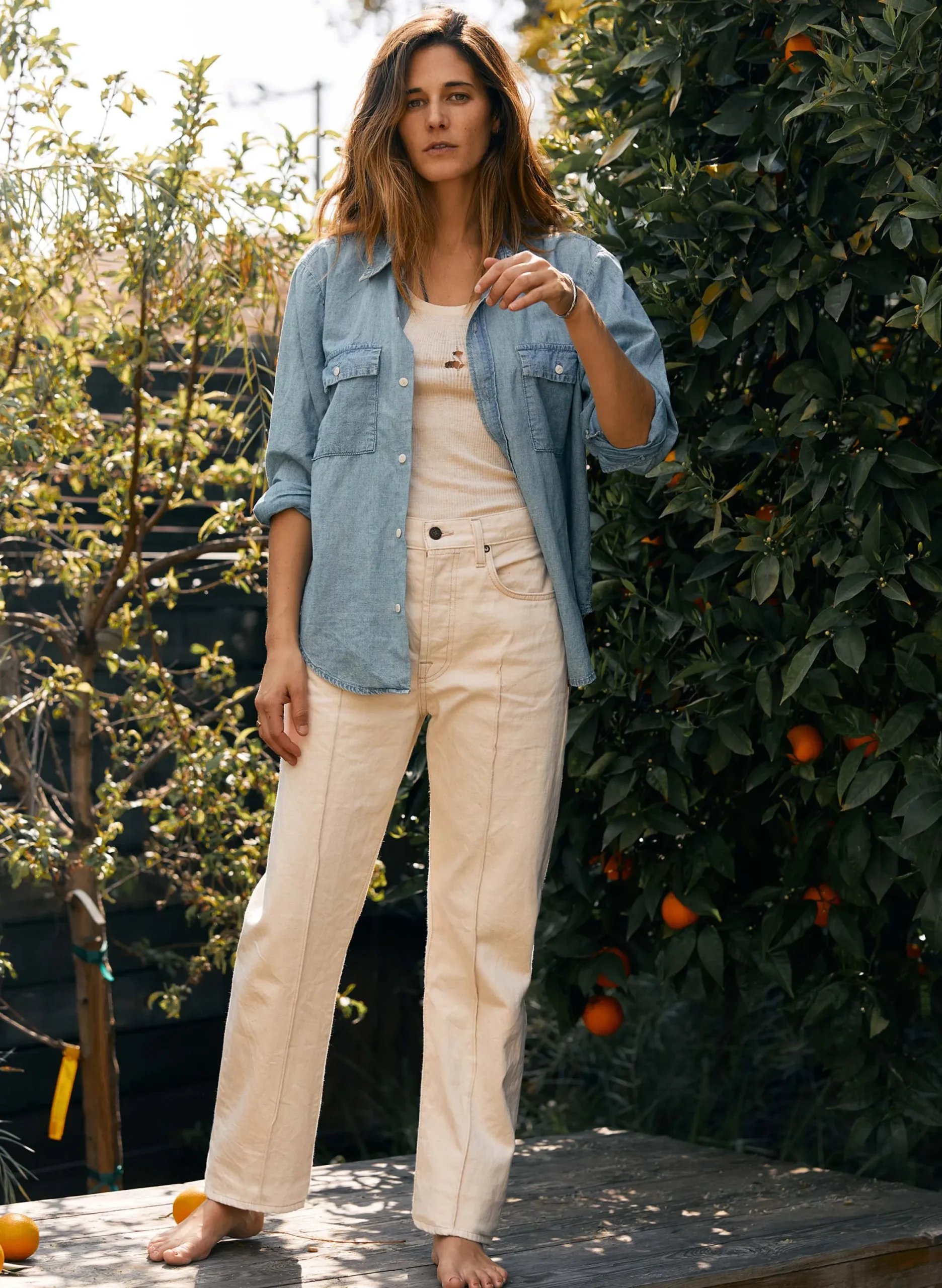 imogene + willie Wyatt Natural Selvage|Women Denim